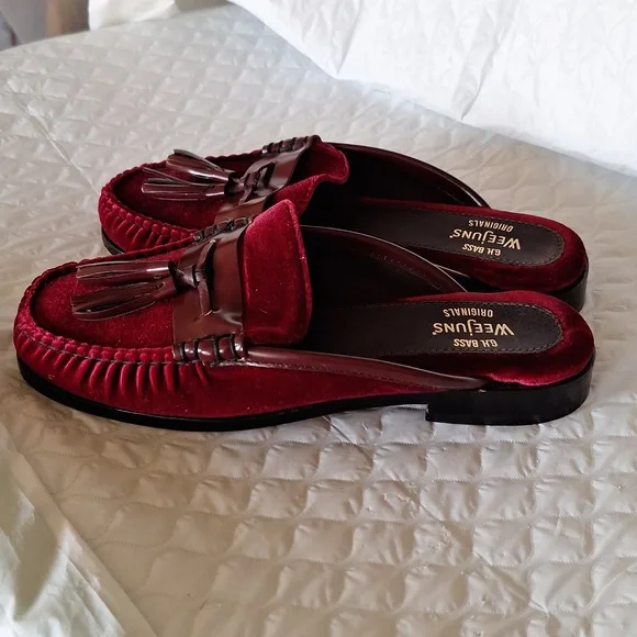 Willow Mule Velvet Loafers Size 7 M - Picture 4 of 6